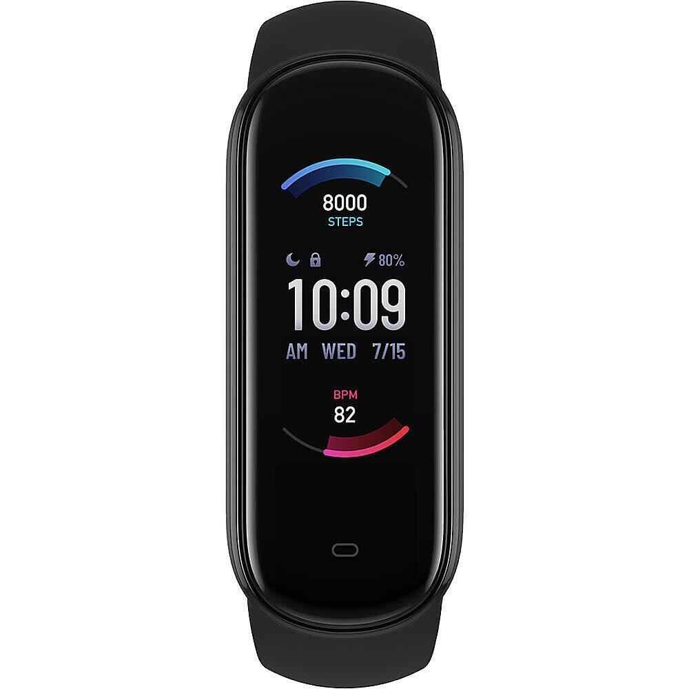 Alt View 2. Amazfit - Band 5 Fitness Tracker Polycarbonate 29.9mm - Midnight Black.