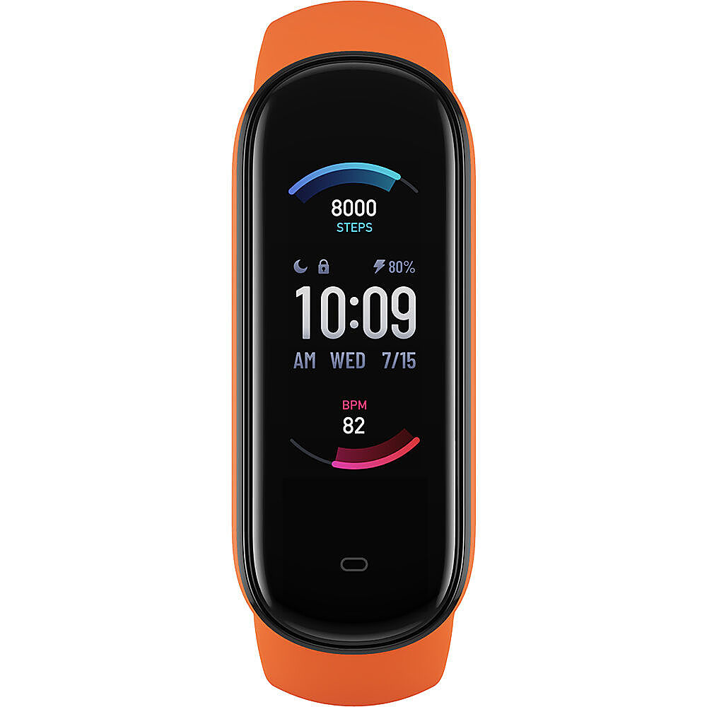 Amazfit Band 5 Fitness Tracker Polycarbonate 29.9mm Orange S2005OV3N - Best  Buy