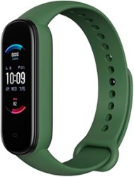 Amazfit - Band 5 Fitness Tracker Polycarbonate 29.9mm - Olive - Front_Zoom