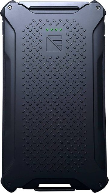 Front Zoom. Dark Energy - Poseidon Pro 10,200 mAh Portable Charger for Most USB Enabled Devices - Black.