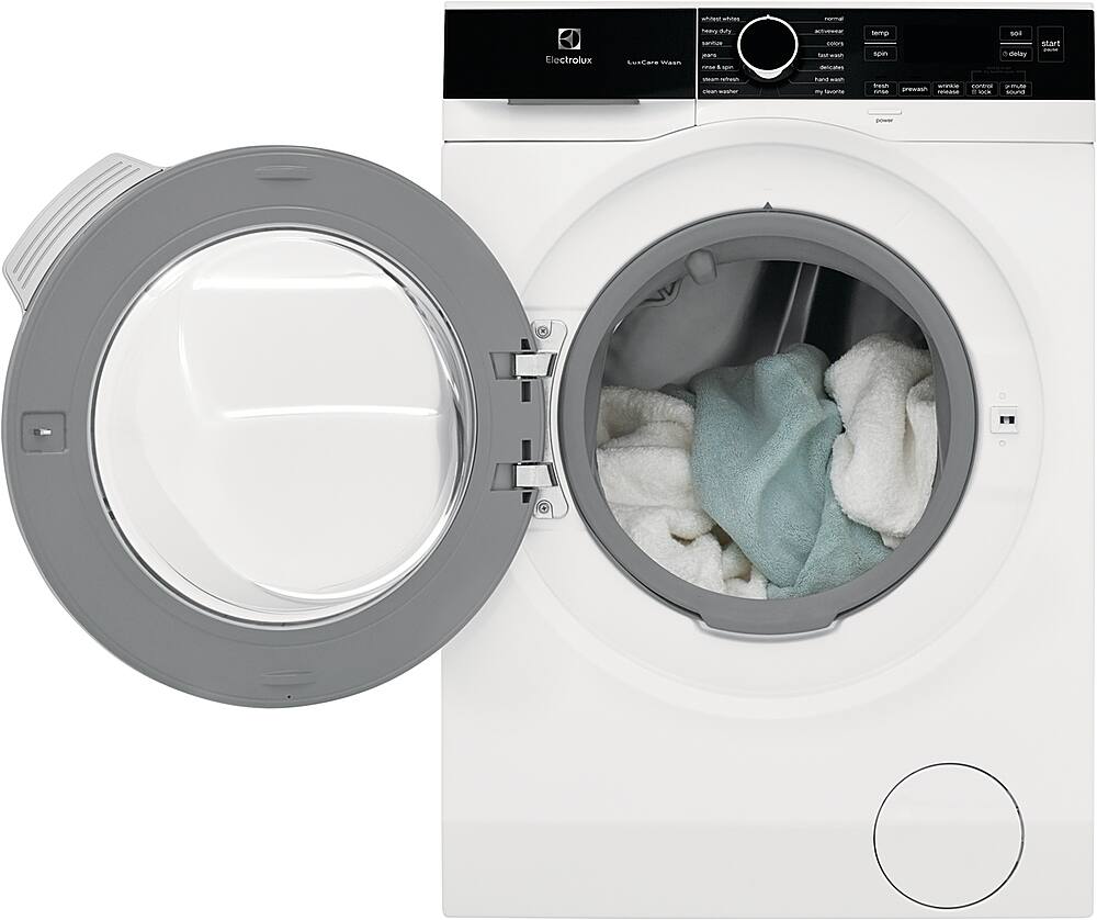 Alt View 12. Electrolux - 2.4 Cu. Ft. Stackable Front Load Washer with Compact Design - White.