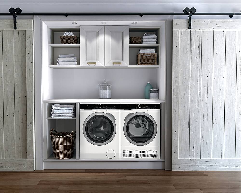 Alt View 18. Electrolux - 2.4 Cu. Ft. Stackable Front Load Washer with Compact Design - White.