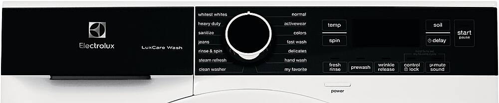 Alt View 4. Electrolux - 2.4 Cu. Ft. Stackable Front Load Washer with Compact Design - White.