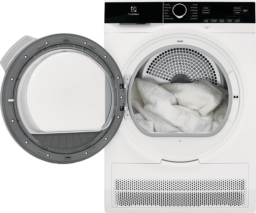 Alt View 14. Electrolux - 4.0 Cu. Ft. Front Load Ventless Electric Dryer with Compact Design - White.