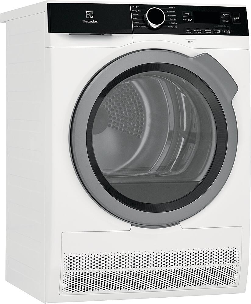 Alt View 2. Electrolux - 4.0 Cu. Ft. Front Load Ventless Electric Dryer with Compact Design - White.