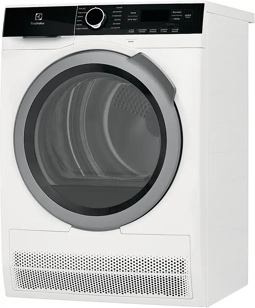 Alt View 3. Electrolux - 4.0 Cu. Ft. Front Load Ventless Electric Dryer with Compact Design - White.