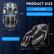 - **PRODUCT SIZE**
- 26" (Width)
- 22.64" (Depth)
- 47.64" (Height)
- 32.67" (Seat Width)
- 62.99" (Overall Length)
- **WIRELESS CHARGING**
- **SUITABLE FOR HEIGHTS FROM 5'2" TO 6'10"**
- **PRODUCT WEIGHT 245 LBS**