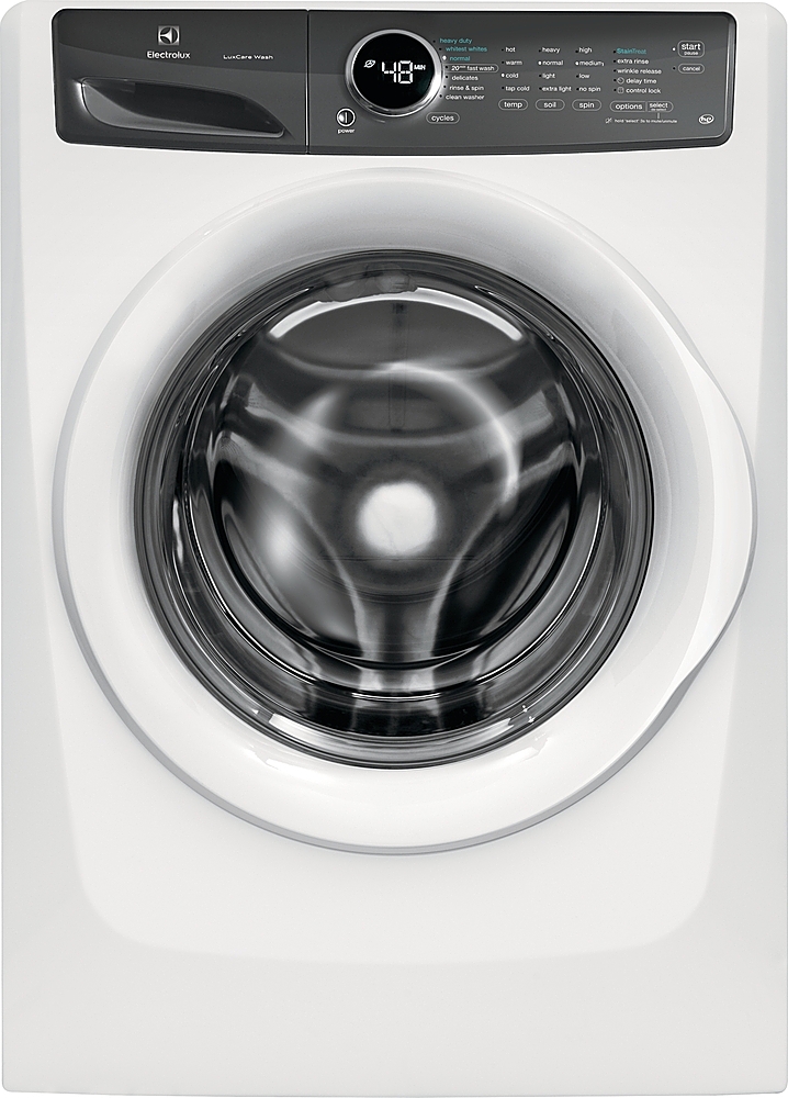 Electrolux - 4.3 Cu. Ft. Stackable Front Load Washer with LuxCare® Wash System and 20-Minute Fast Wash - White