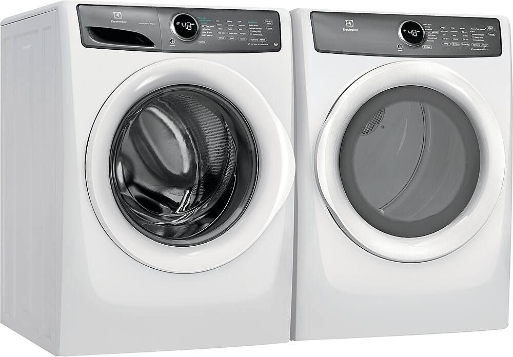 Alt View 20. Electrolux - 8.0 Cu. Ft. Stackable Front Load Gas Dryer with Steam - White.