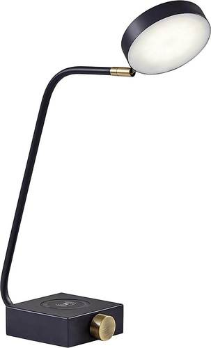 Adesso - Conrad AdessoCharge 550-lumen LED Desk Lamp with Qi and USB Charging