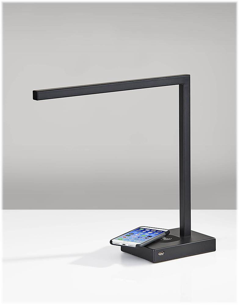 Best Buy Adesso Aidan AdessoCharge 400lumen LED Desk Lamp with Qi and