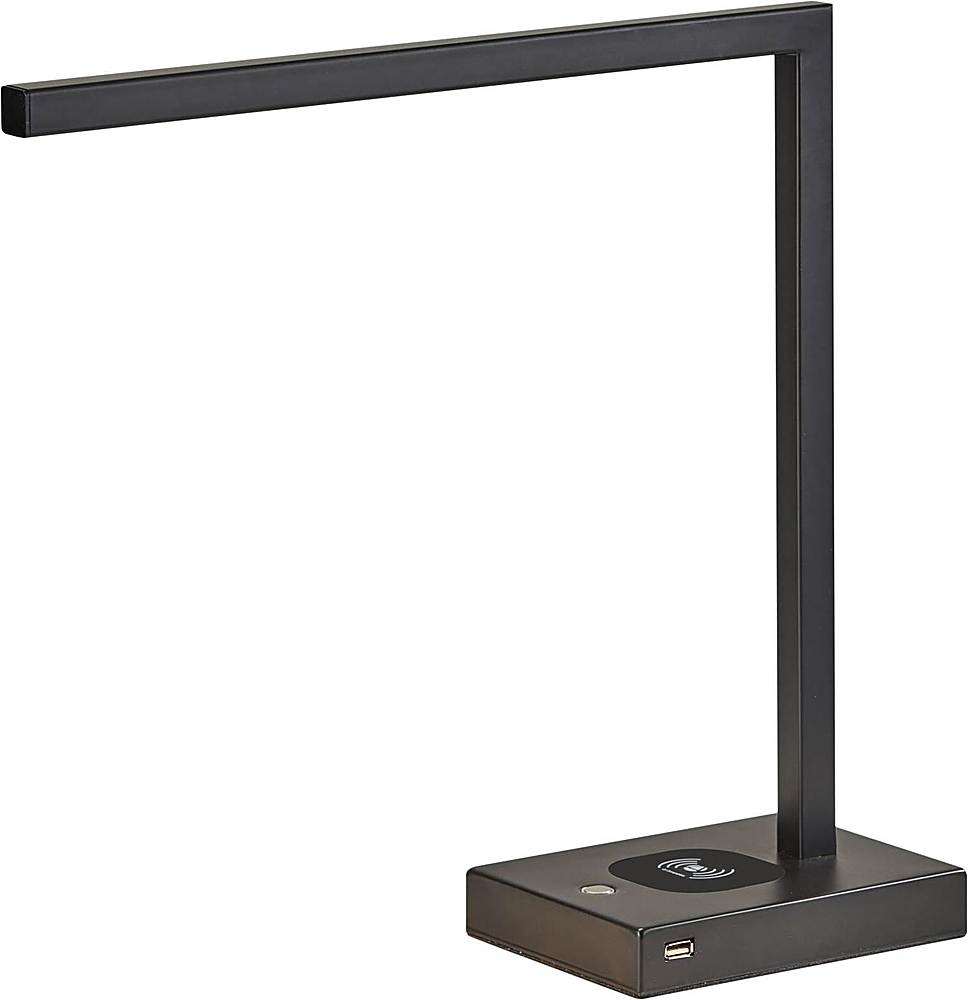 Adesso - Aidan AdessoCharge 400-lumen LED Desk Lamp with Qi and USB Charging