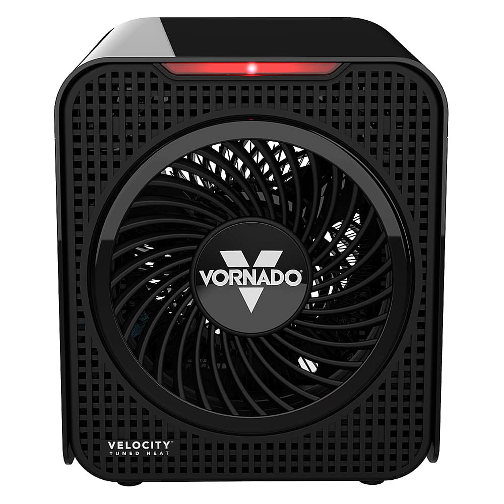 Vornado - Velocity 1 Personal Space Heater - Black - Front_Zoom