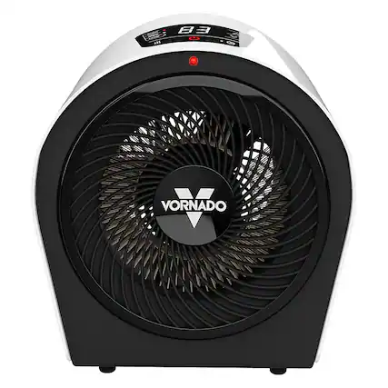 Front. Vornado - Velocity 3R Whole Room Space Heater - White.