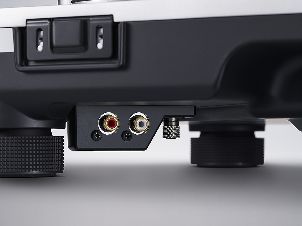 Back View: Rega - Planar 1 Stereo Turntable - Gloss black