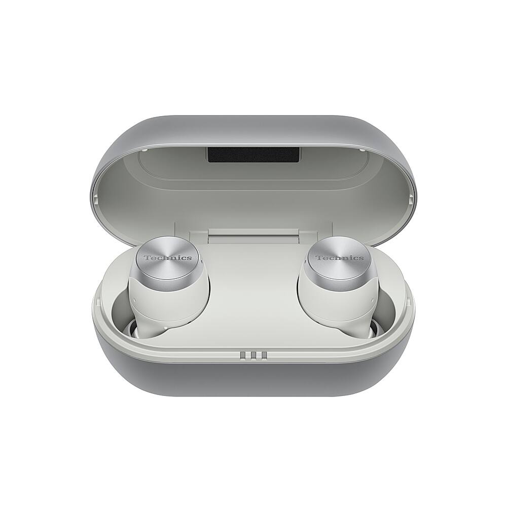 Alt View 11. Technics - Technics EAH-AZ70W-S Noise-Canceling True Wireless In-Ear Headphones - Silver.