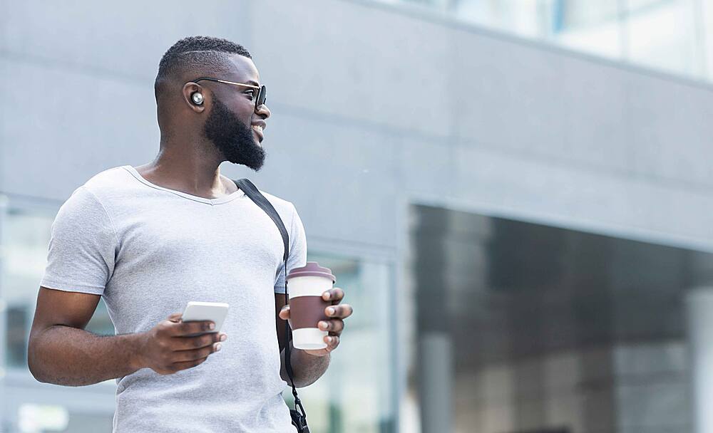Alt View 18. Technics - Technics EAH-AZ70W-S Noise-Canceling True Wireless In-Ear Headphones - Silver.