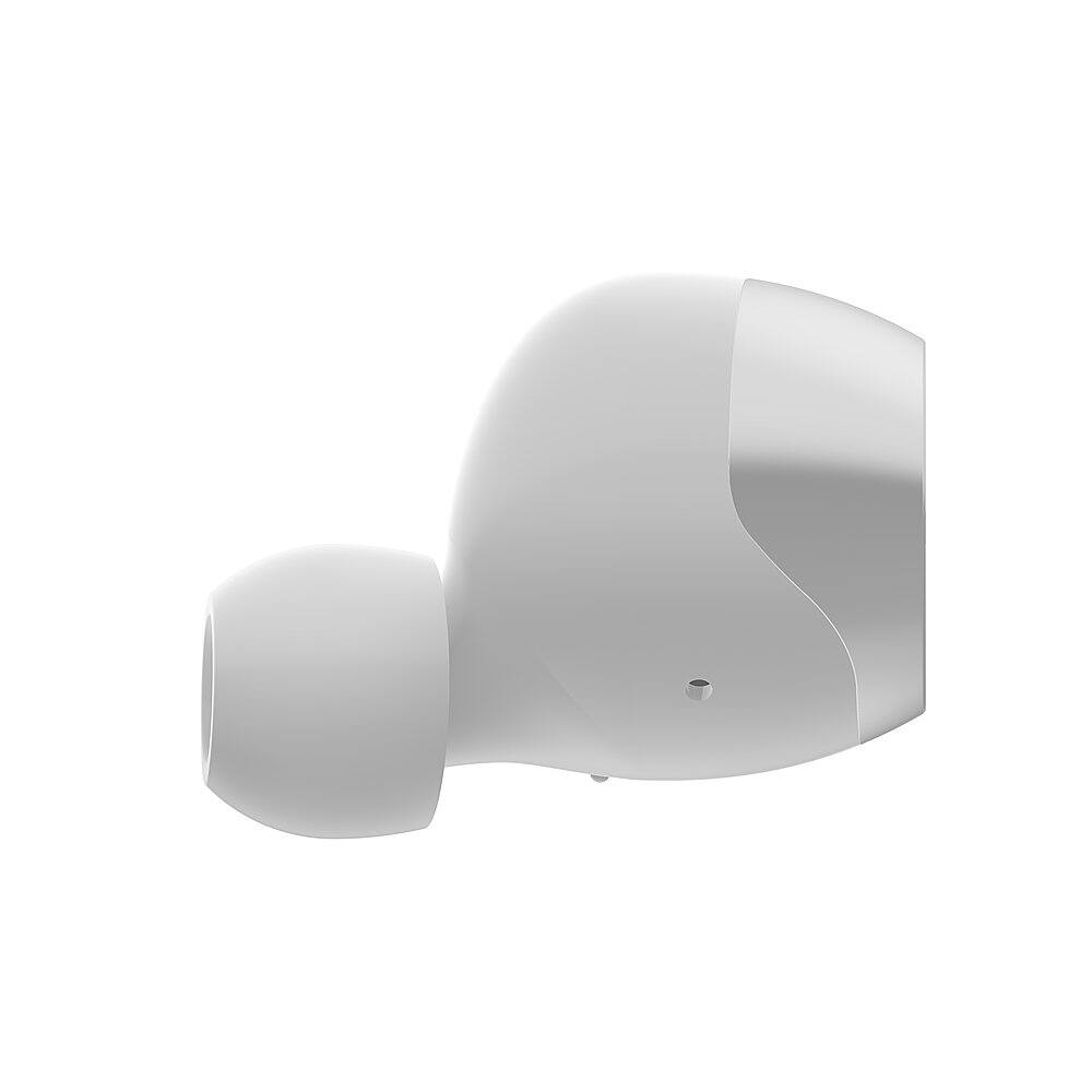 Left. Technics - Technics EAH-AZ70W-S Noise-Canceling True Wireless In-Ear Headphones - Silver.