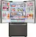 Alt View 14. LG - 29 Cu. Ft. 3-Door French Door Smart Refrigerator with Ice Maker and External Water Dispenser - Printproof Black Stainless Steel.