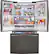 Alt View 22. LG - 29 Cu. Ft. 3-Door French Door Smart Refrigerator with Ice Maker and External Water Dispenser - Printproof Black Stainless Steel.