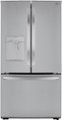 LG - 29 Cu. Ft. French Door Smart Refrigerator with External Water Dispenser - Stainless Steel