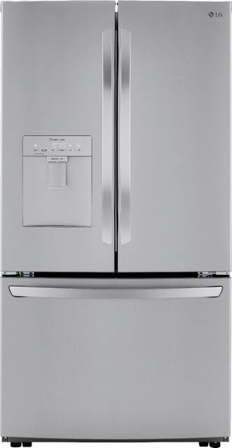 Lg 29 Cu Ft 3 Door French Door With Ice Maker And External Water Dispenser Printproof Stainless Steel Lrfws2906s Best Buy Lg 29 Cu Ft 3 Door French Door With Ice Maker And External Water Dispenser Printproof Stainless Steel Lrfws2906s Best Buy