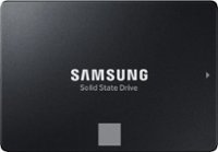 Front. Samsung - 870 EVO  2TB Internal SSD SATA - Black.