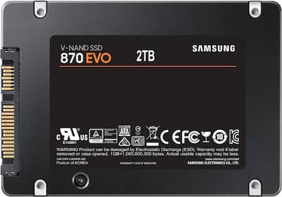 Samsung 870 EVO 2TB Internal SSD SATA MZ-77E2T0B/AM - Best Buy Samsung 870 EVO 2TB Internal SSD SATA MZ-77E2T0B/AM - Best Buy
