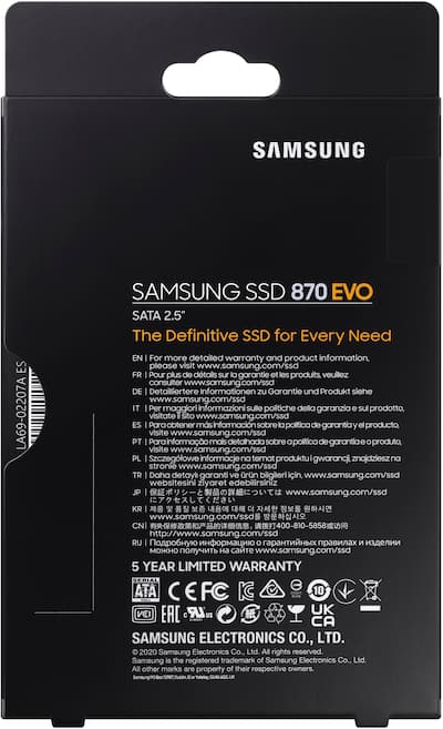 Samsung 870 EVO 2TB Internal SSD SATA MZ-77E2T0B/AM - Best Buy Samsung 870 EVO 2TB Internal SSD SATA MZ-77E2T0B/AM - Best Buy