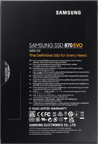 Samsung 870 EVO 4TB Internal SSD SATA - Best Buy Samsung 870 EVO 4TB Internal SSD SATA - Best Buy