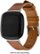Alt View Zoom 12. Platinum™ - Horween Leather Watch Band for Fitbit Versa 3 and Fitbit Sense - Copper.