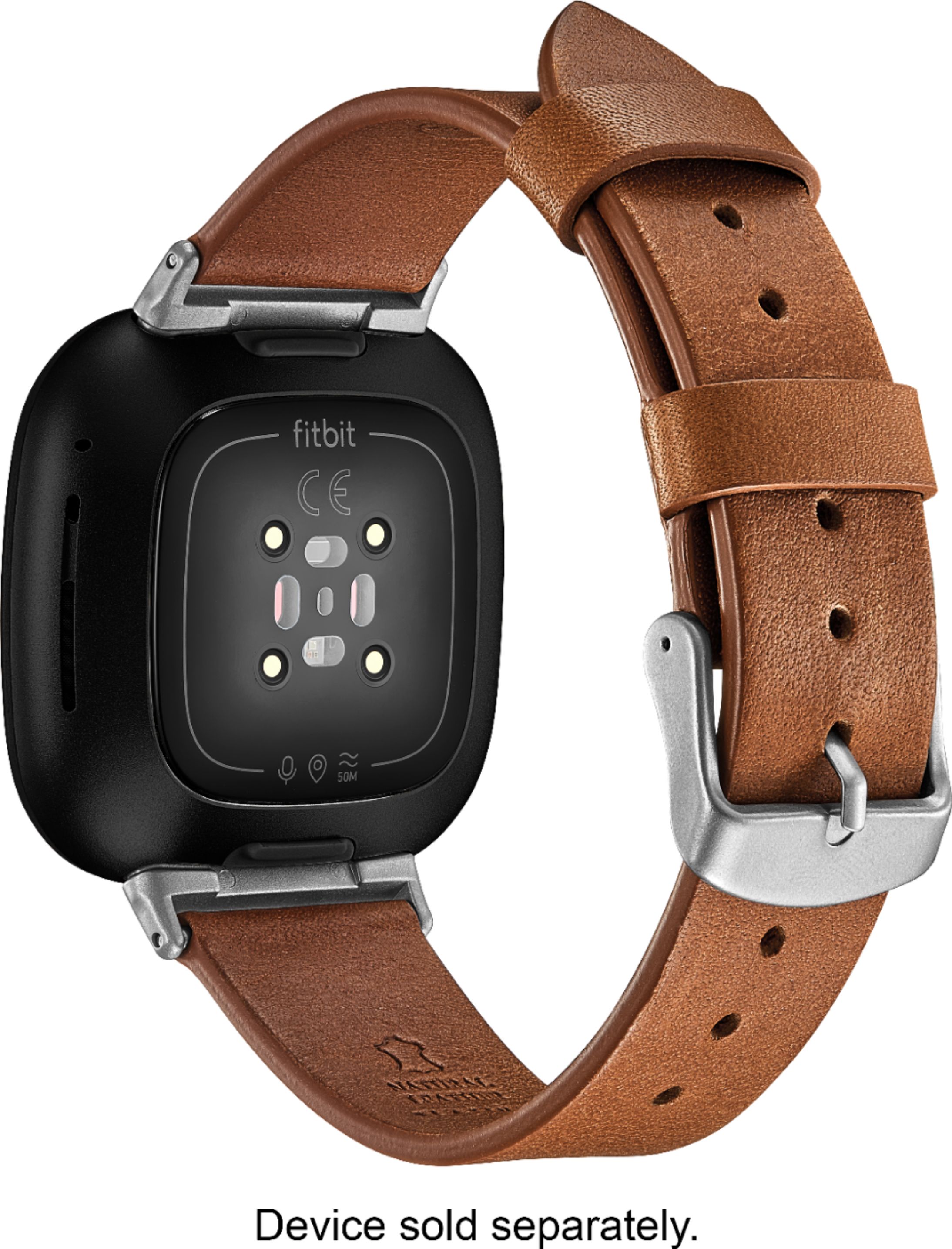  Compatible with Fitbit Versa 3 / Sense Leather Bands