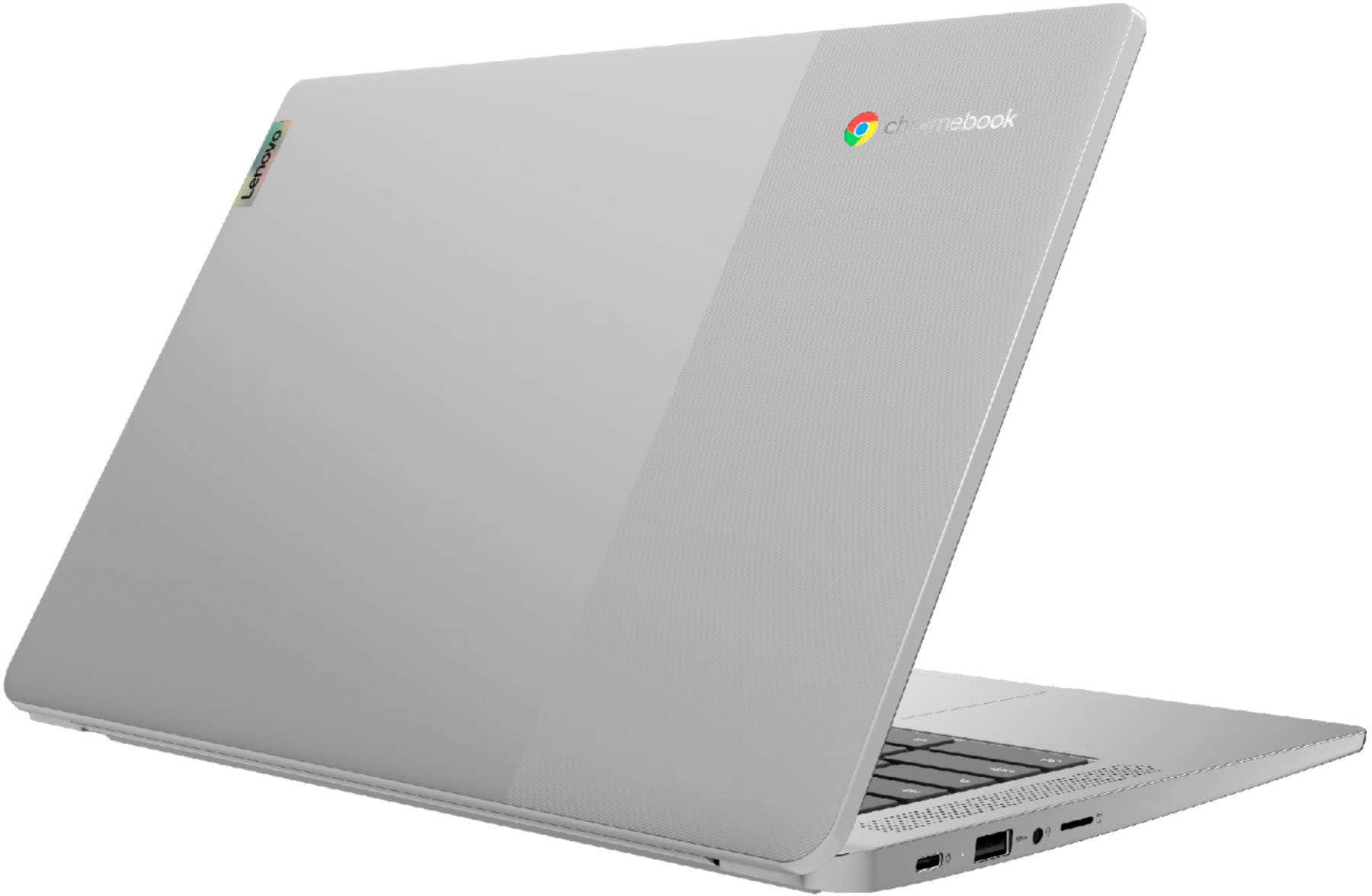 Alt View 11. Lenovo - Chromebook 3 14" Touch Laptop - Mediatek MT8183 - 4GB Memory - 64GB eMMC - Arctic Grey.