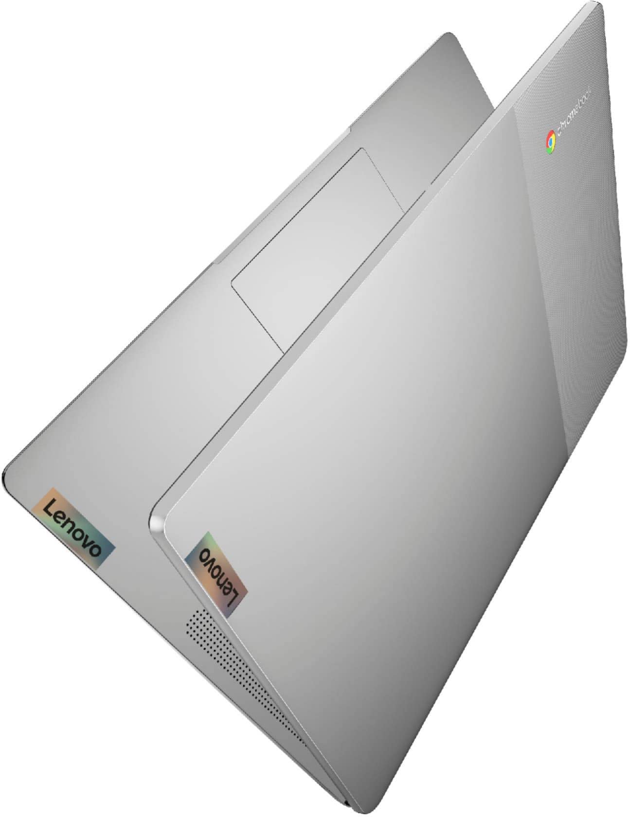 Alt View 12. Lenovo - Chromebook 3 14" Touch Laptop - Mediatek MT8183 - 4GB Memory - 64GB eMMC - Arctic Grey.