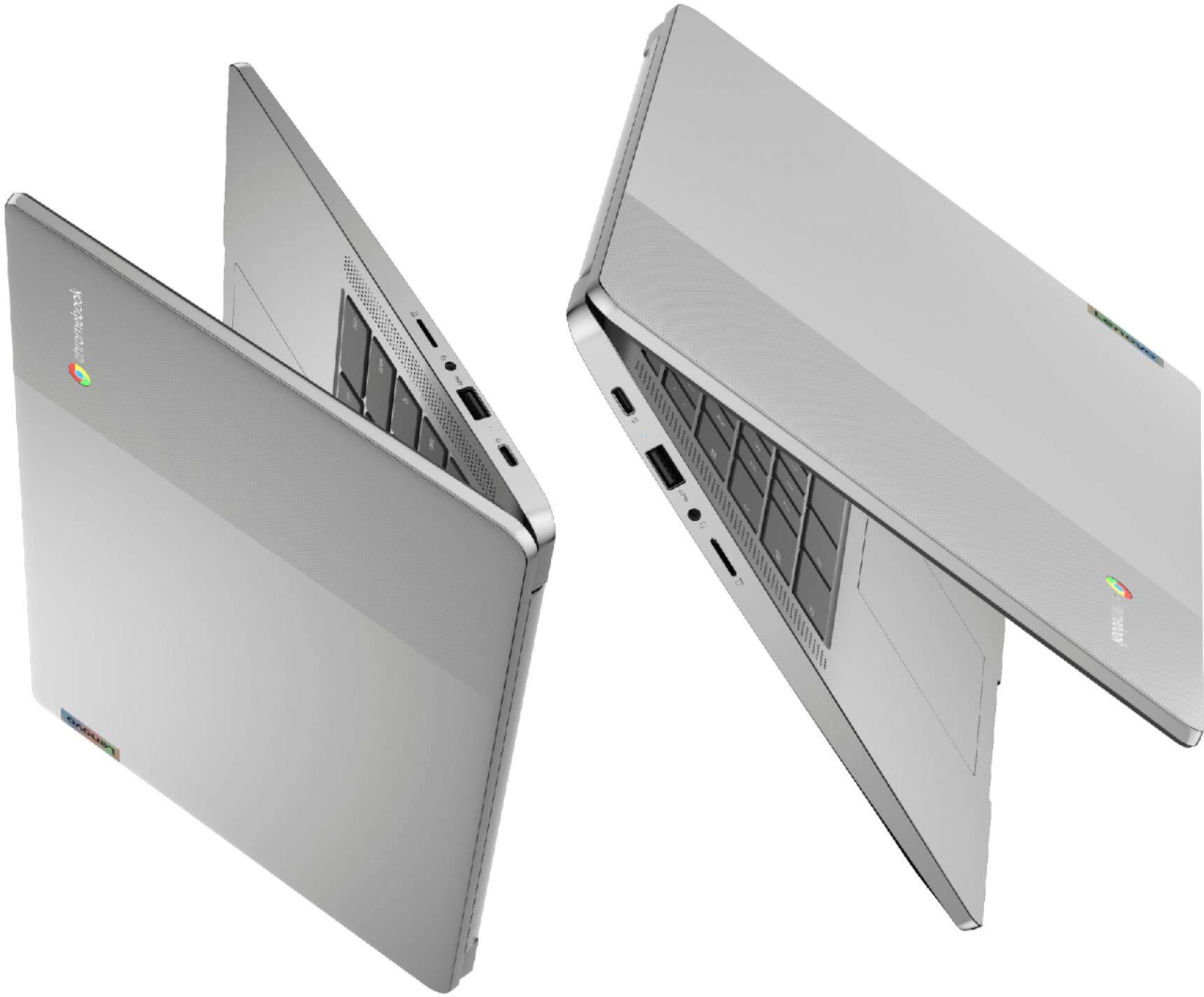Alt View 18. Lenovo - Chromebook 3 14" Touch Laptop - Mediatek MT8183 - 4GB Memory - 64GB eMMC - Arctic Grey.