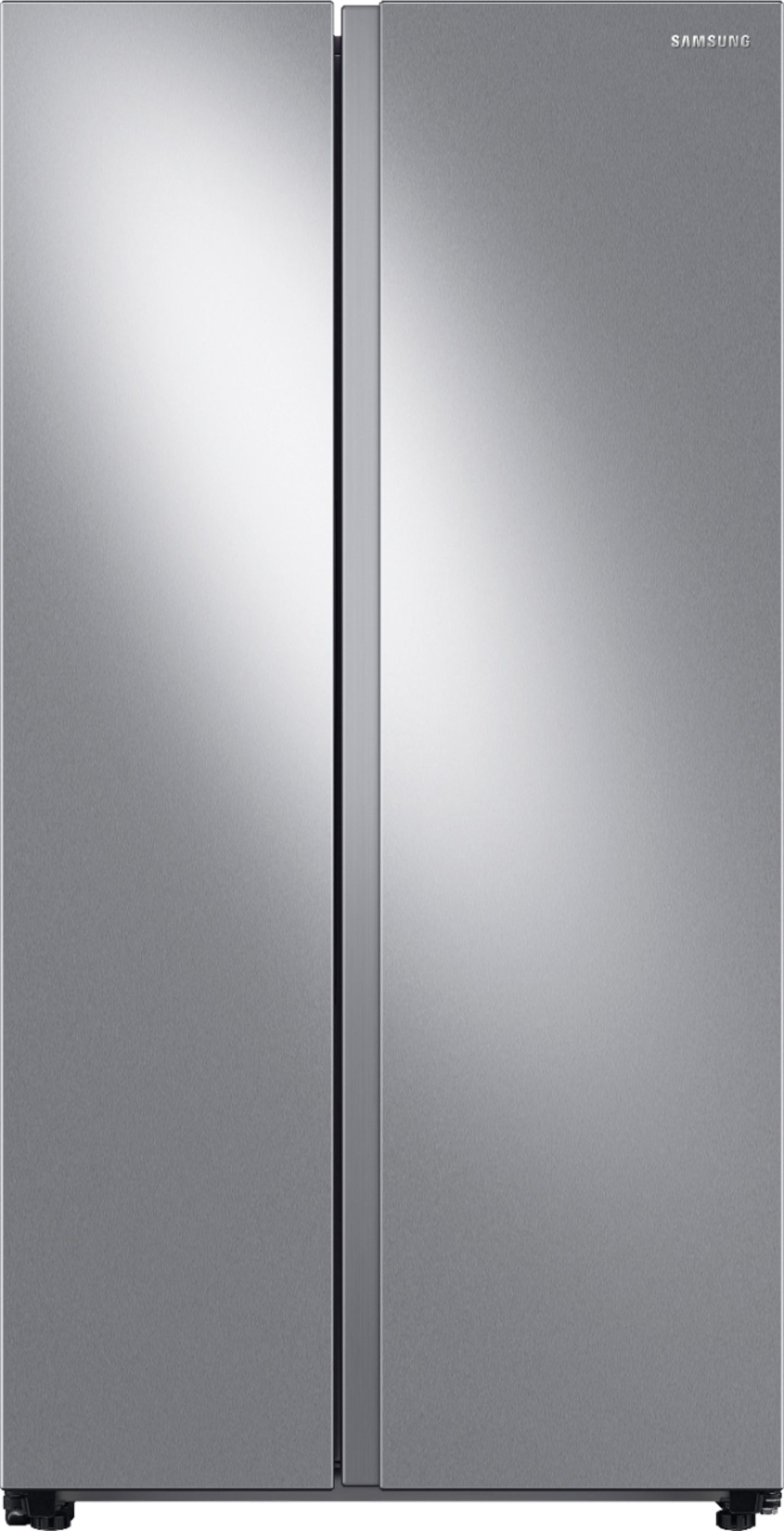 Samsung – 23 cu. ft. Counter Depth Side-by-Side Refrigerator with WiFi and All-Around Cooling – Stainless steel