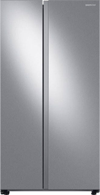 Front Zoom. Samsung - 23 cu. ft. Side-by-Side Counter Depth Smart Refrigerator with All-Around Cooling - Stainless Steel.