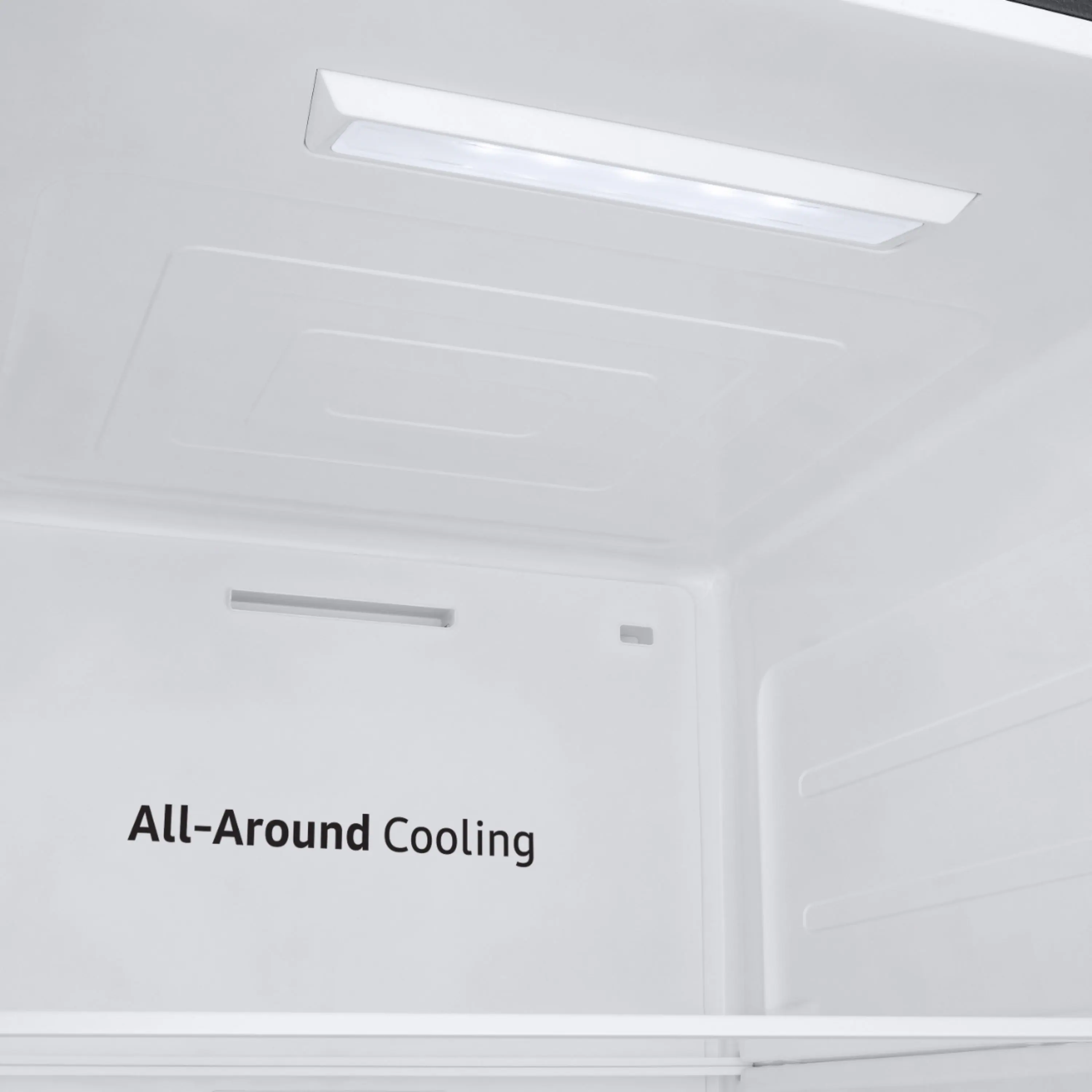 Alt View 13. Samsung - 23 cu. ft. Side-by-Side Counter Depth Smart Refrigerator with All-Around Cooling - Stainless Steel.