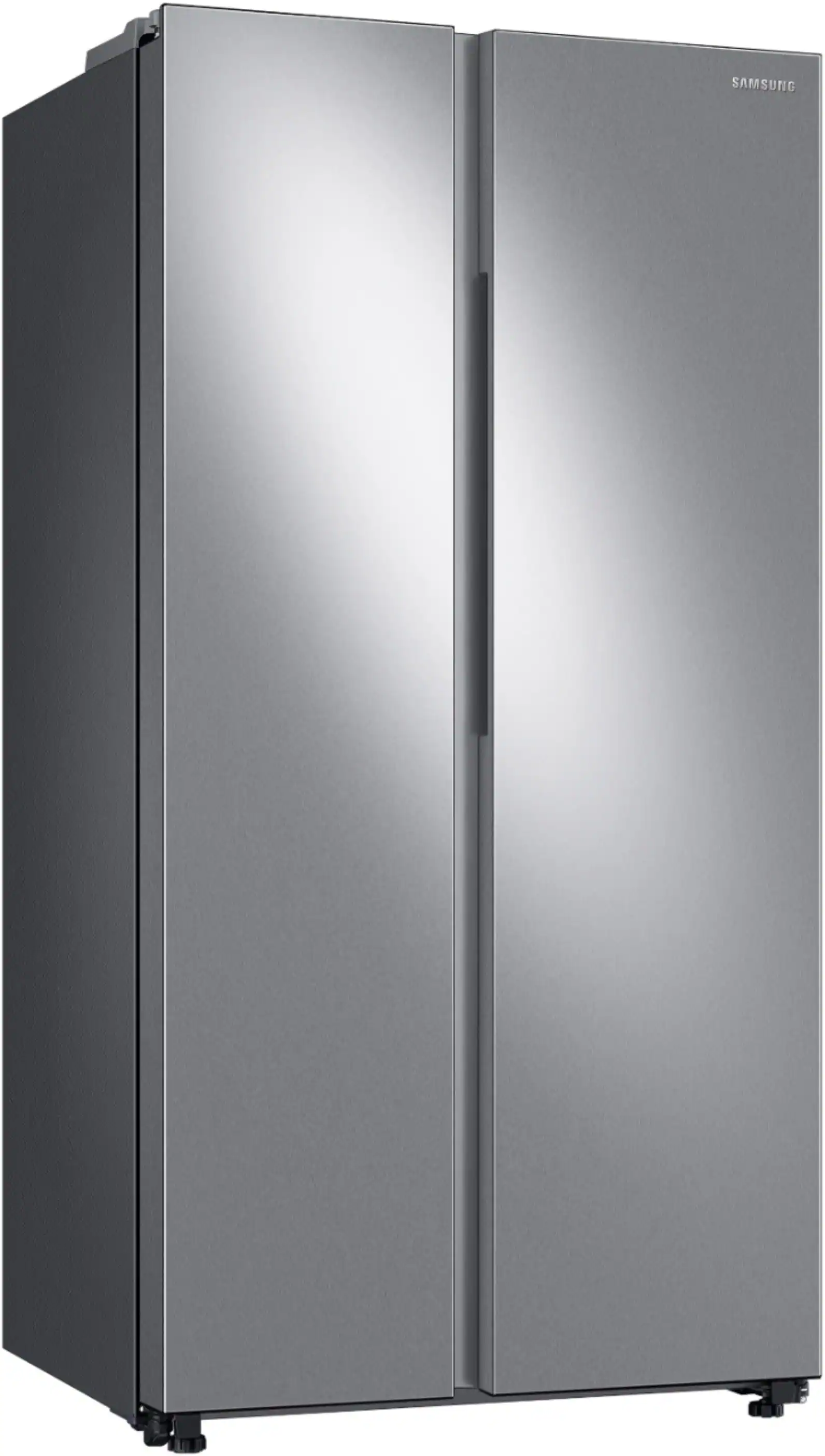 Alt View 17. Samsung - 23 cu. ft. Side-by-Side Counter Depth Smart Refrigerator with All-Around Cooling - Stainless Steel.