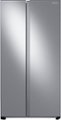 Front Zoom. Samsung - 28 cu. ft. Side-by-Side Refrigerator with WiFi and Large Capacity - Stainless steel.