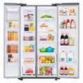Alt View Zoom 12. Samsung - 28 cu. ft. Side-by-Side Refrigerator with WiFi and Large Capacity - Stainless steel.