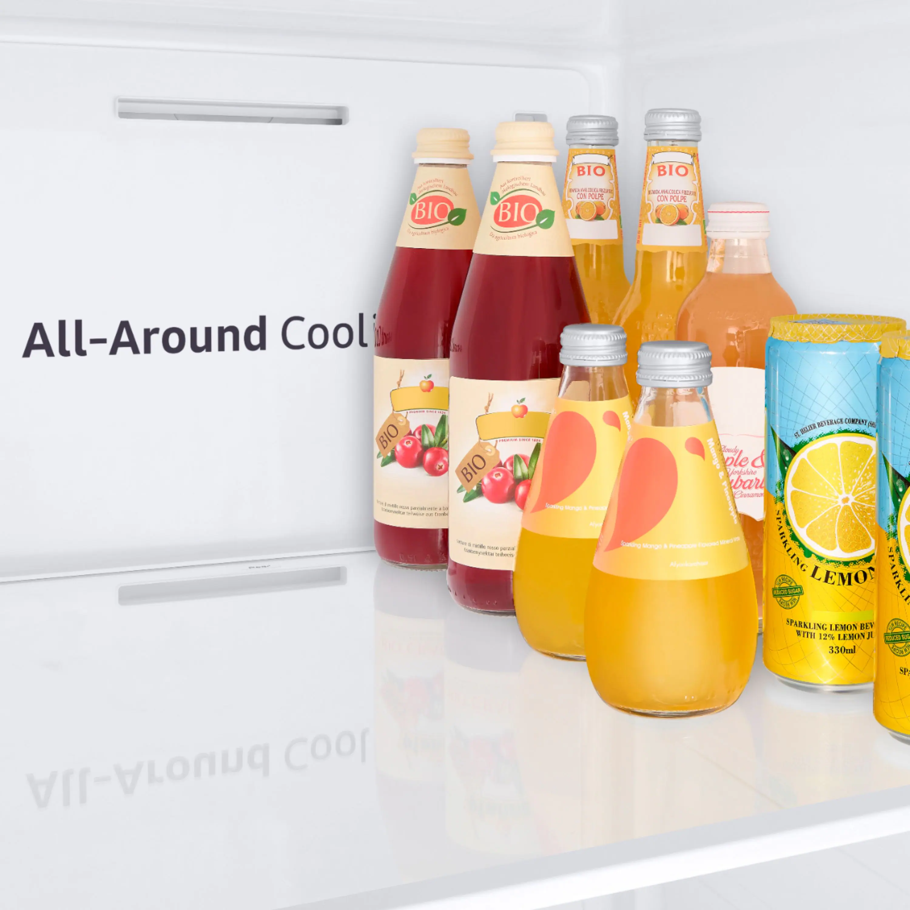 Alt View 19. Samsung - 28 cu. ft. Side-by-Side Smart Refrigerator with Large Capacity - Stainless Steel.