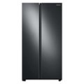 Front Zoom. Samsung - 28 cu. ft. Side-by-Side Refrigerator with WiFi and Large Capacity - Black stainless steel.
