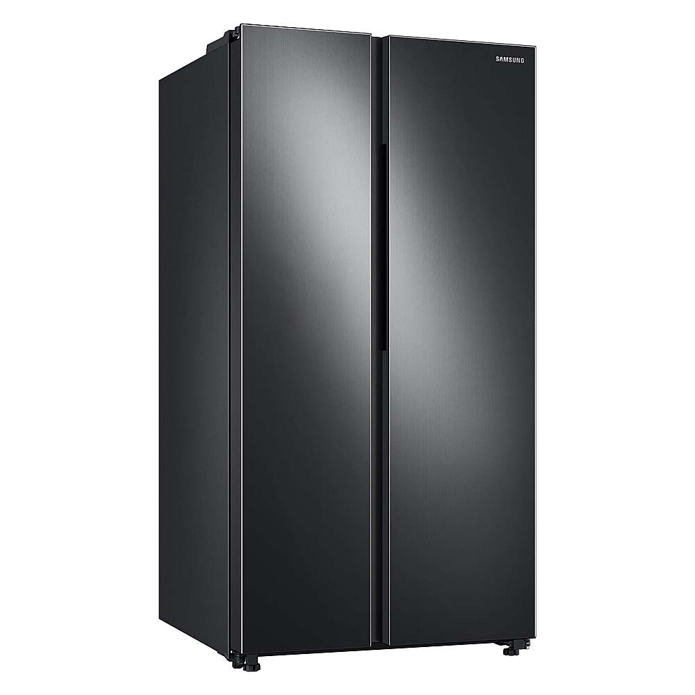 Alt View 16. Samsung - 28 cu. ft. Side-by-Side Smart Refrigerator with Large Capacity - Black Stainless Steel.