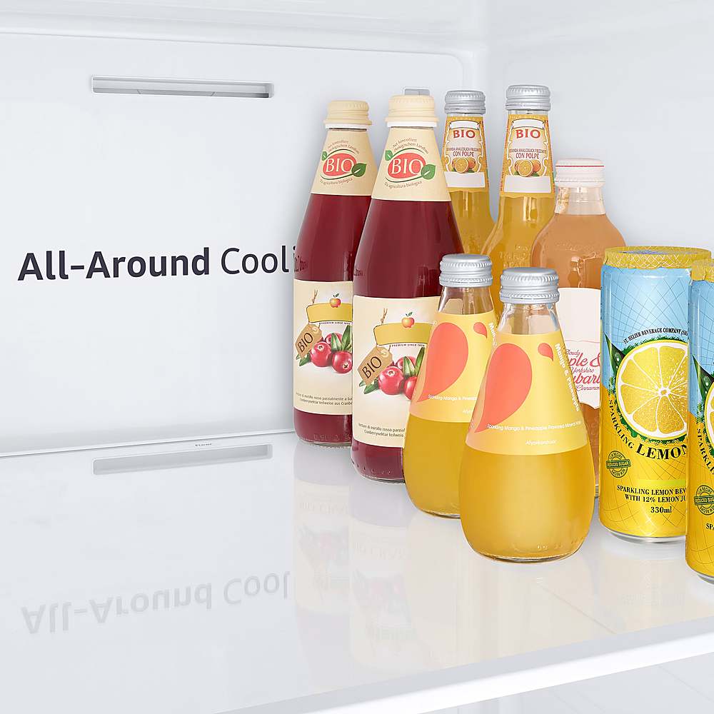 Alt View 18. Samsung - 28 cu. ft. Side-by-Side Smart Refrigerator with Large Capacity - Black Stainless Steel.