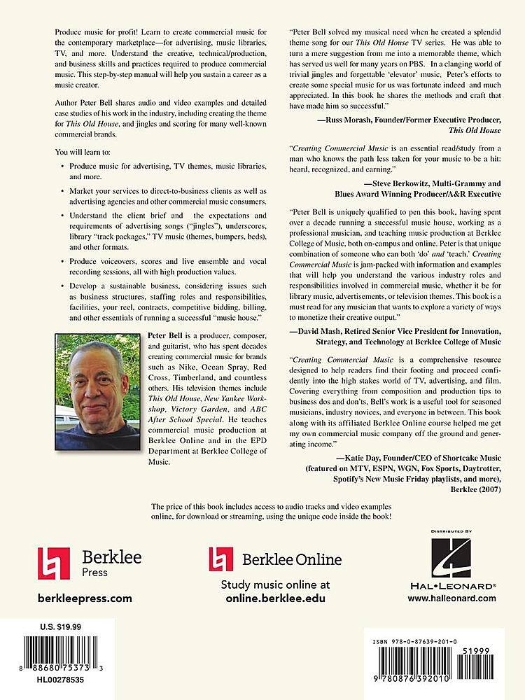 Alt View 14. Hal Leonard - Creating Commercial Music.