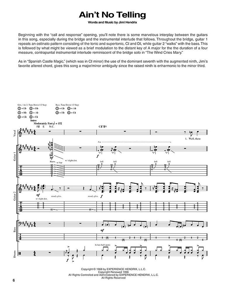 Alt View 14. Hal Leonard - Jimi Hendrix - The Complete Scores.