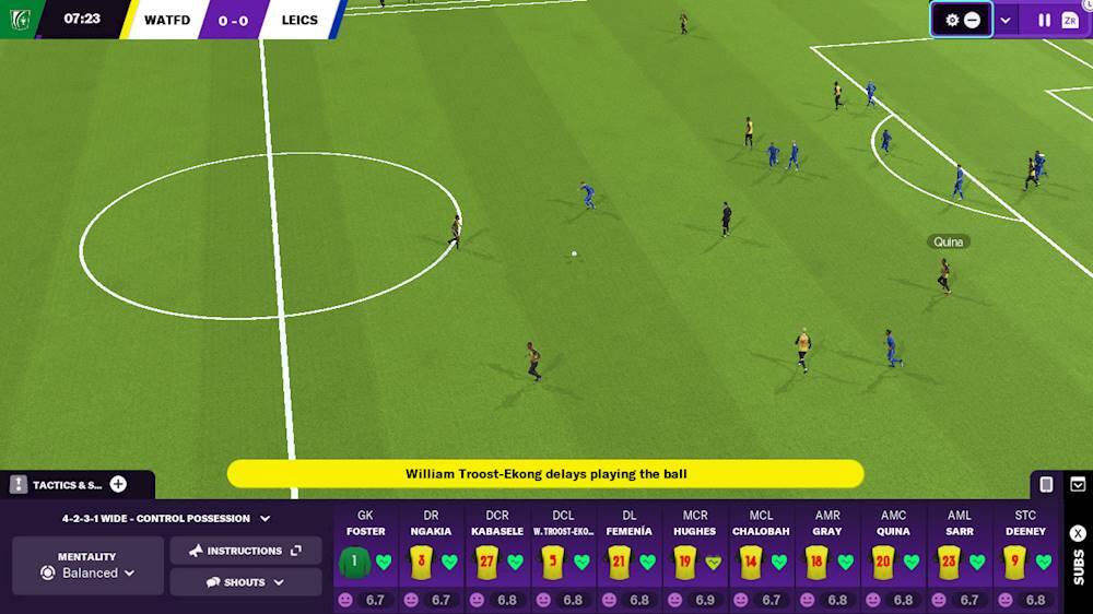 Football Manager 2022 Touch sur Nintendo Switch 