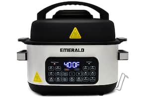 Emerald 14 in 1 Multi Cooker & Air Fryer Duo - Stainless Steel - Angle_Zoom