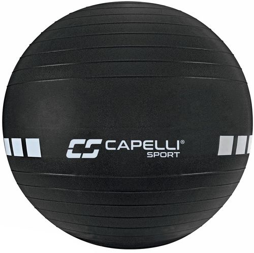 Capelli Sport - 75cm Exercise Ball  with foot pump - Black Combo
